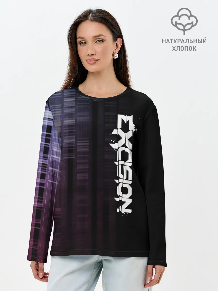 Лонгслив женский. Хлопок / EXCISION JEFF ABEL.