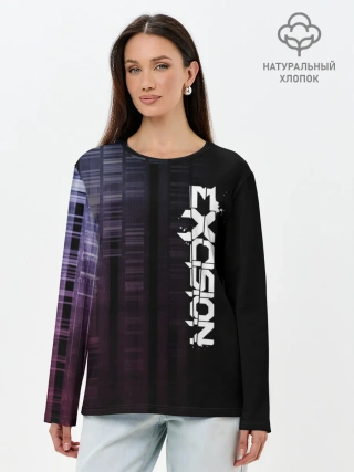 Лонгслив женский. Хлопок / EXCISION JEFF ABEL.