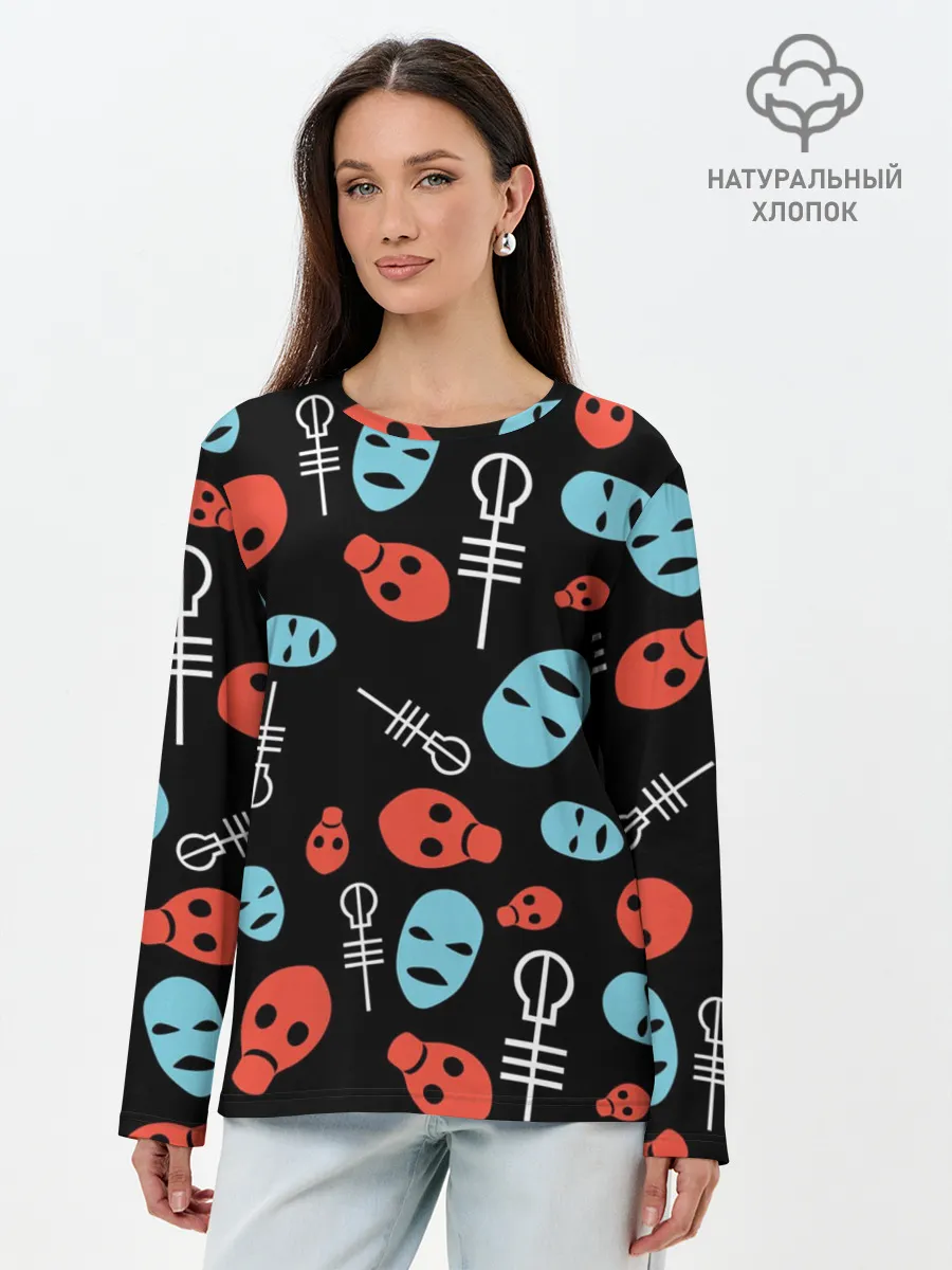 Лонгслив женский. Хлопок / Twenty One Pilots