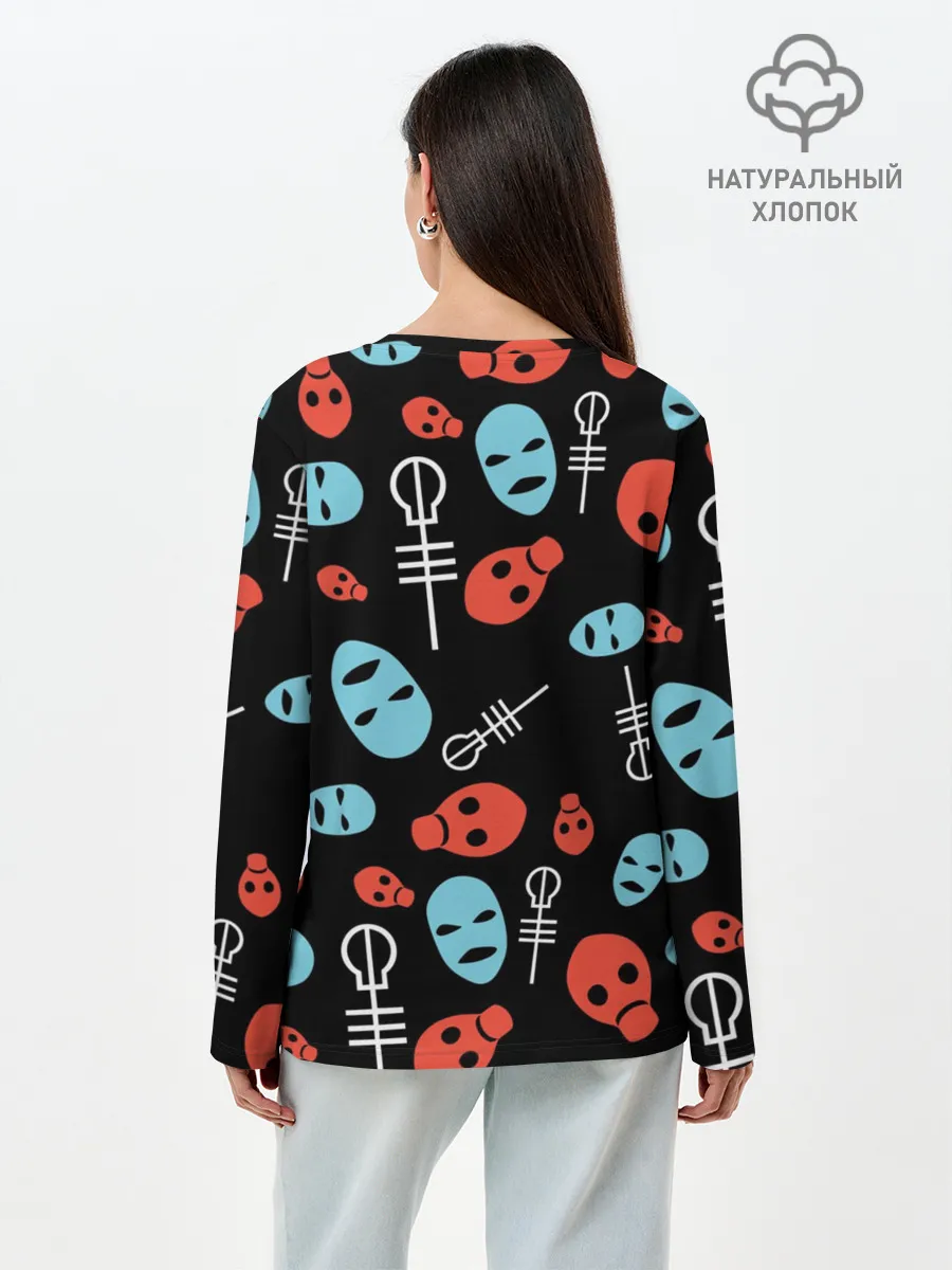 Лонгслив женский. Хлопок / Twenty One Pilots