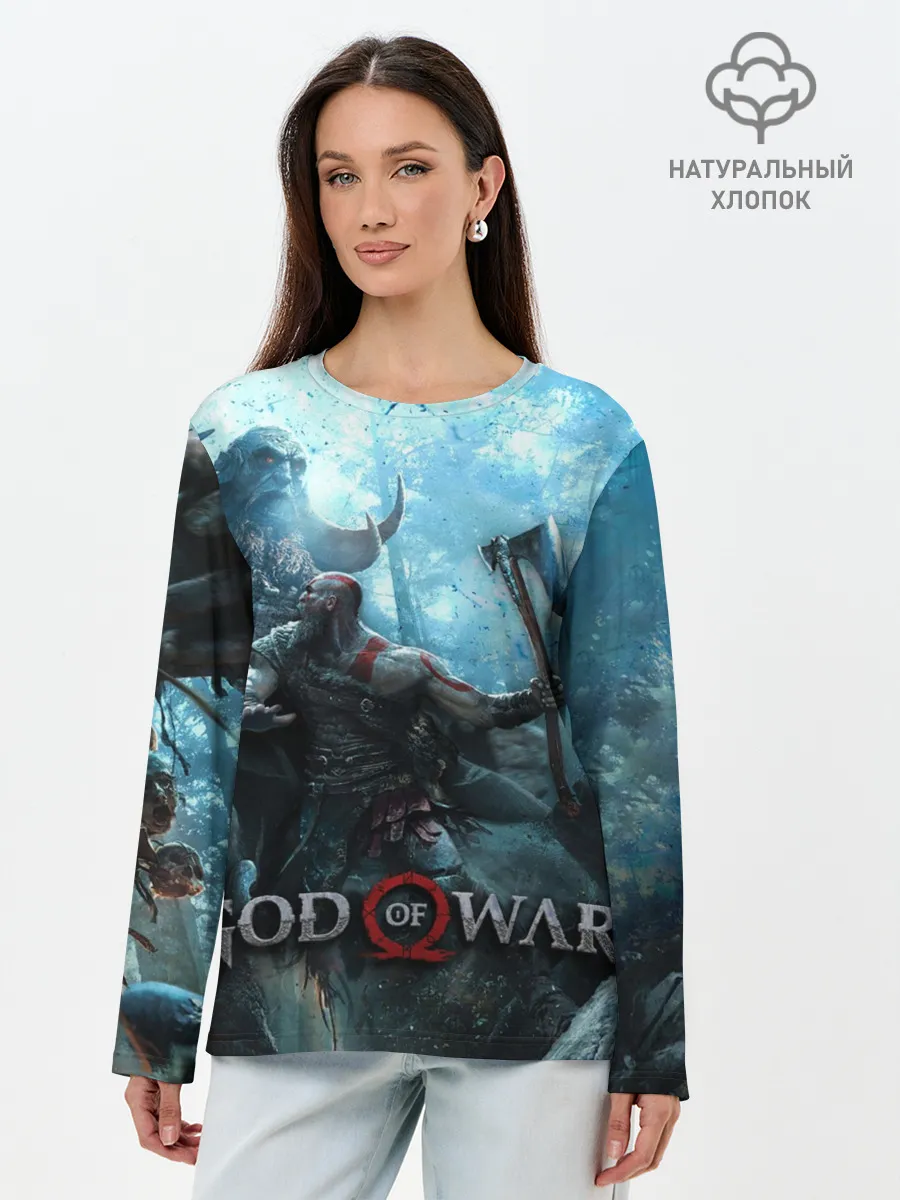 Лонгслив женский. Хлопок / Kratos