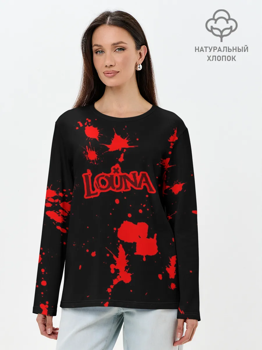 Лонгслив женский. Хлопок / Louna
