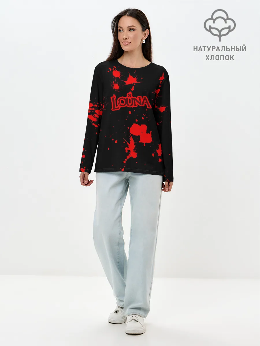 Лонгслив женский. Хлопок / Louna