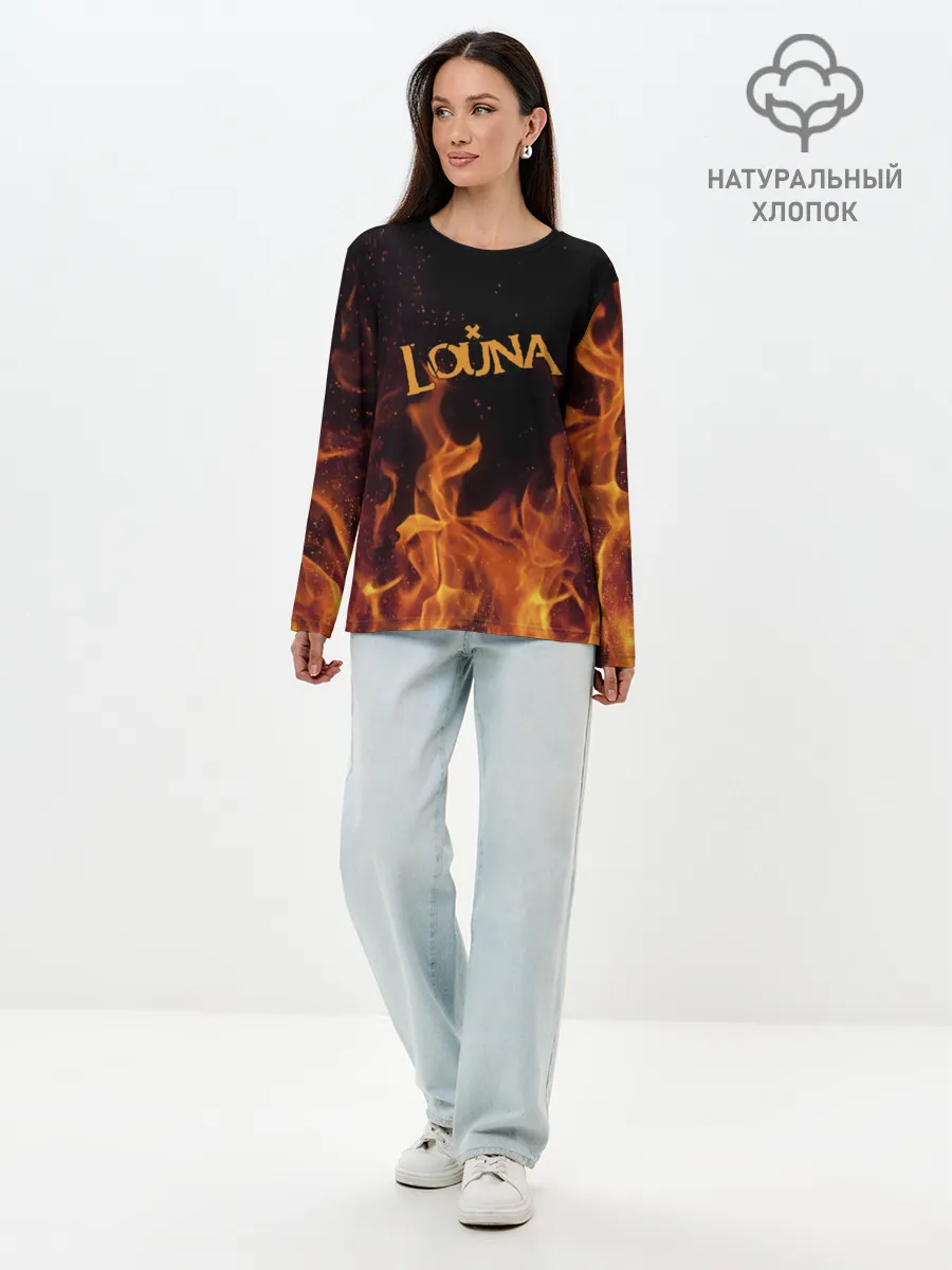 Лонгслив женский. Хлопок / Louna