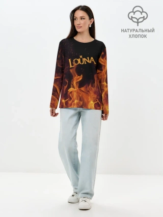 Лонгслив женский. Хлопок / Louna