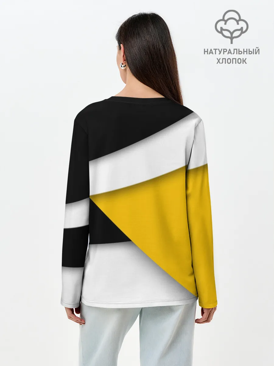 Лонгслив женский. Хлопок / Ювентус формы