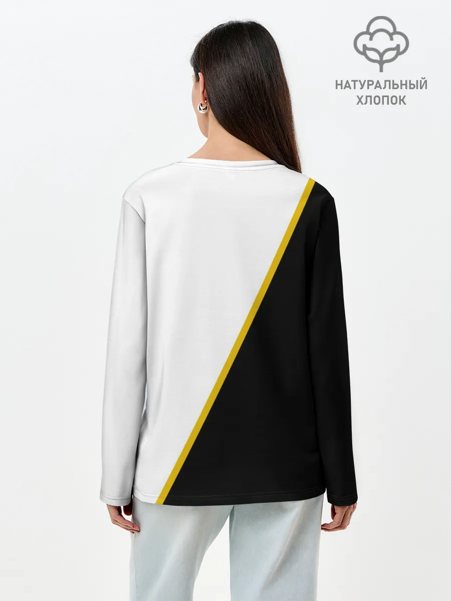 Лонгслив женский. Хлопок / JUVENTUS.