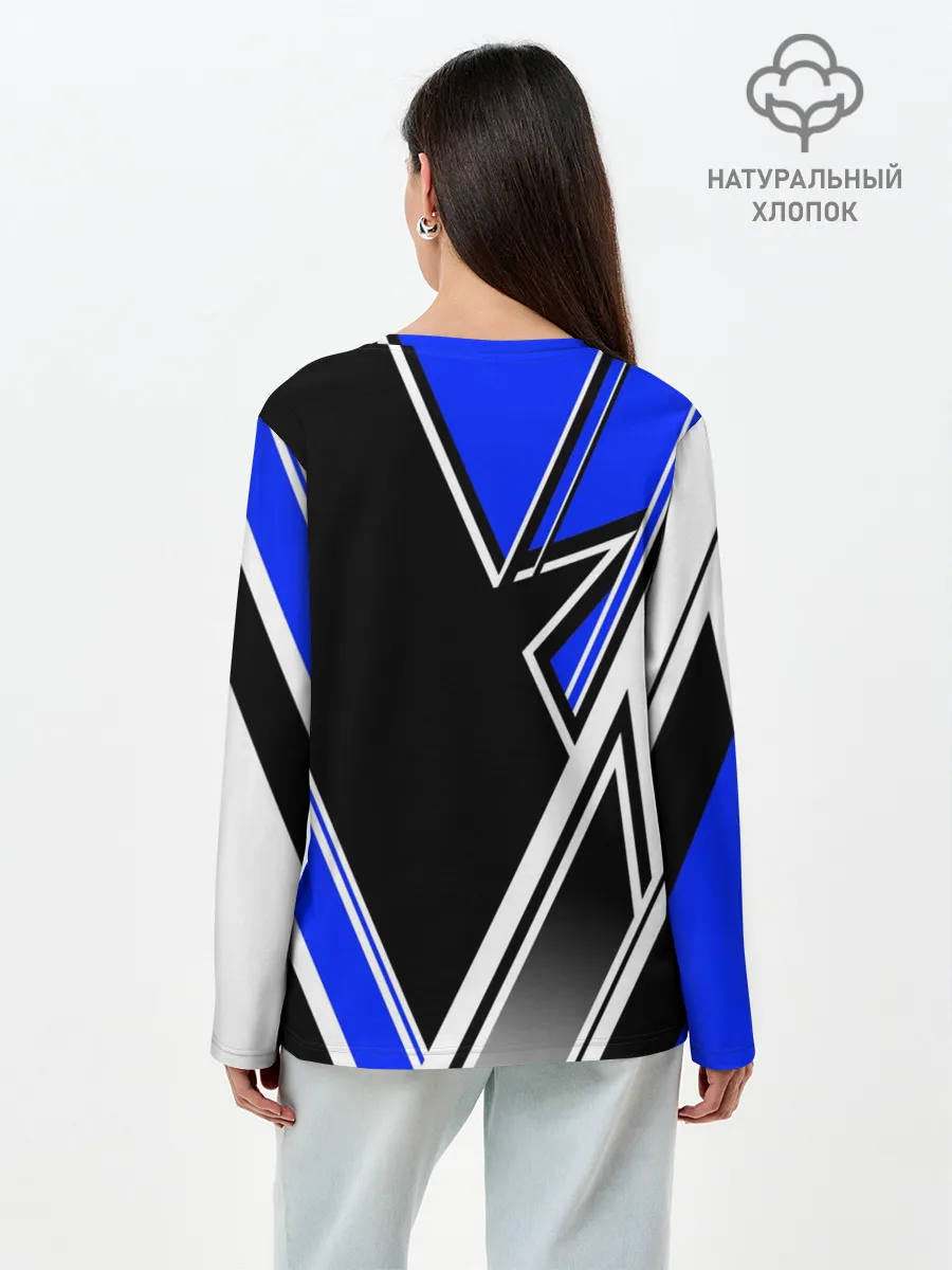 Лонгслив женский. Хлопок / Биатлон