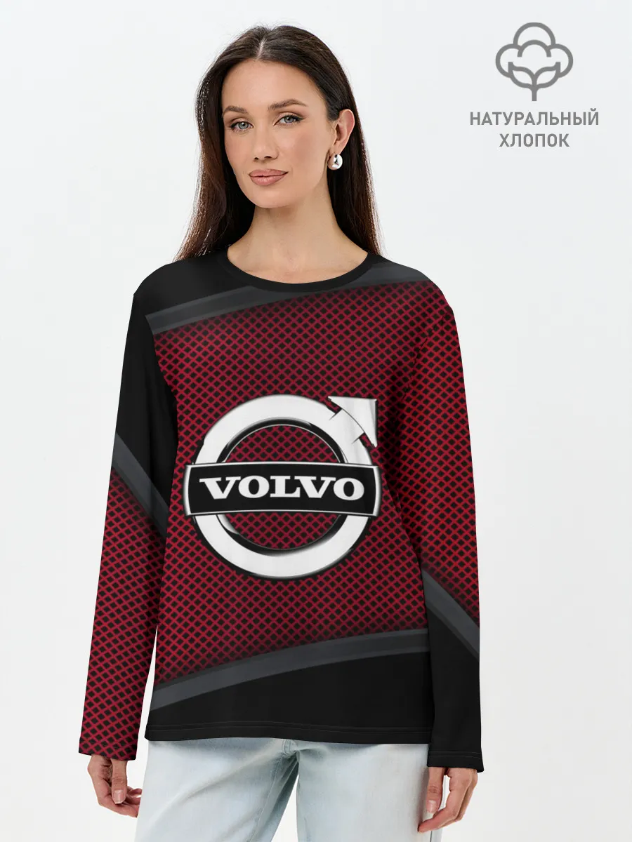 Лонгслив женский. Хлопок / VOLVO SPORT