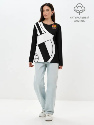 Лонгслив женский. Хлопок / Barcelona Exclusive