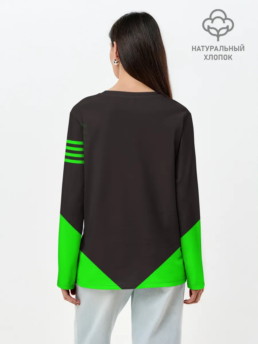 Лонгслив женский. Хлопок / BODYBUILDING