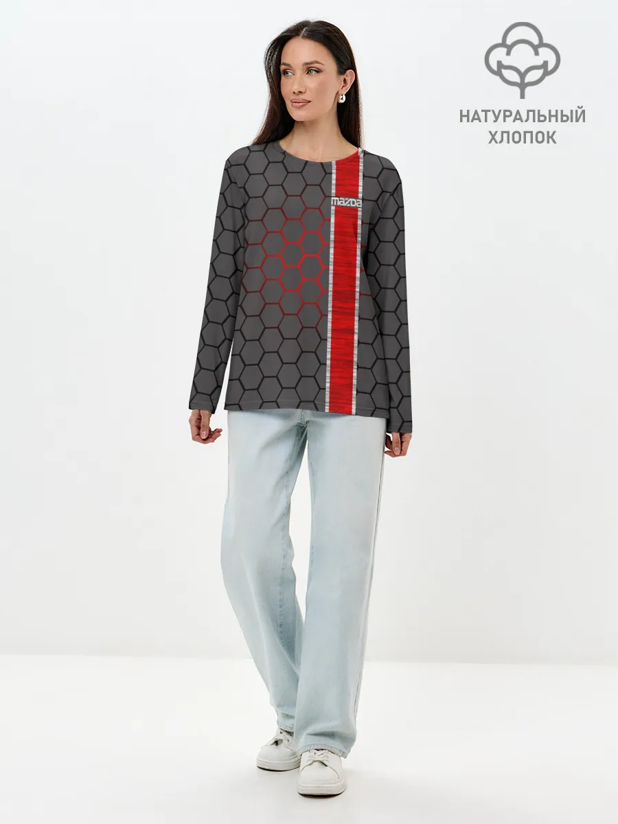 Лонгслив женский. Хлопок / Mazda