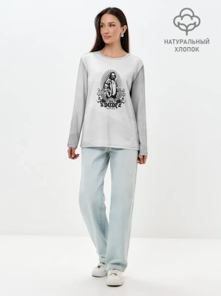 Лонгслив женский. Хлопок / The Dude