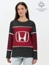 Лонгслив женский. Хлопок / HONDA SPORT