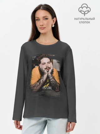 Лонгслив женский. Хлопок / Остин Ричард Пост