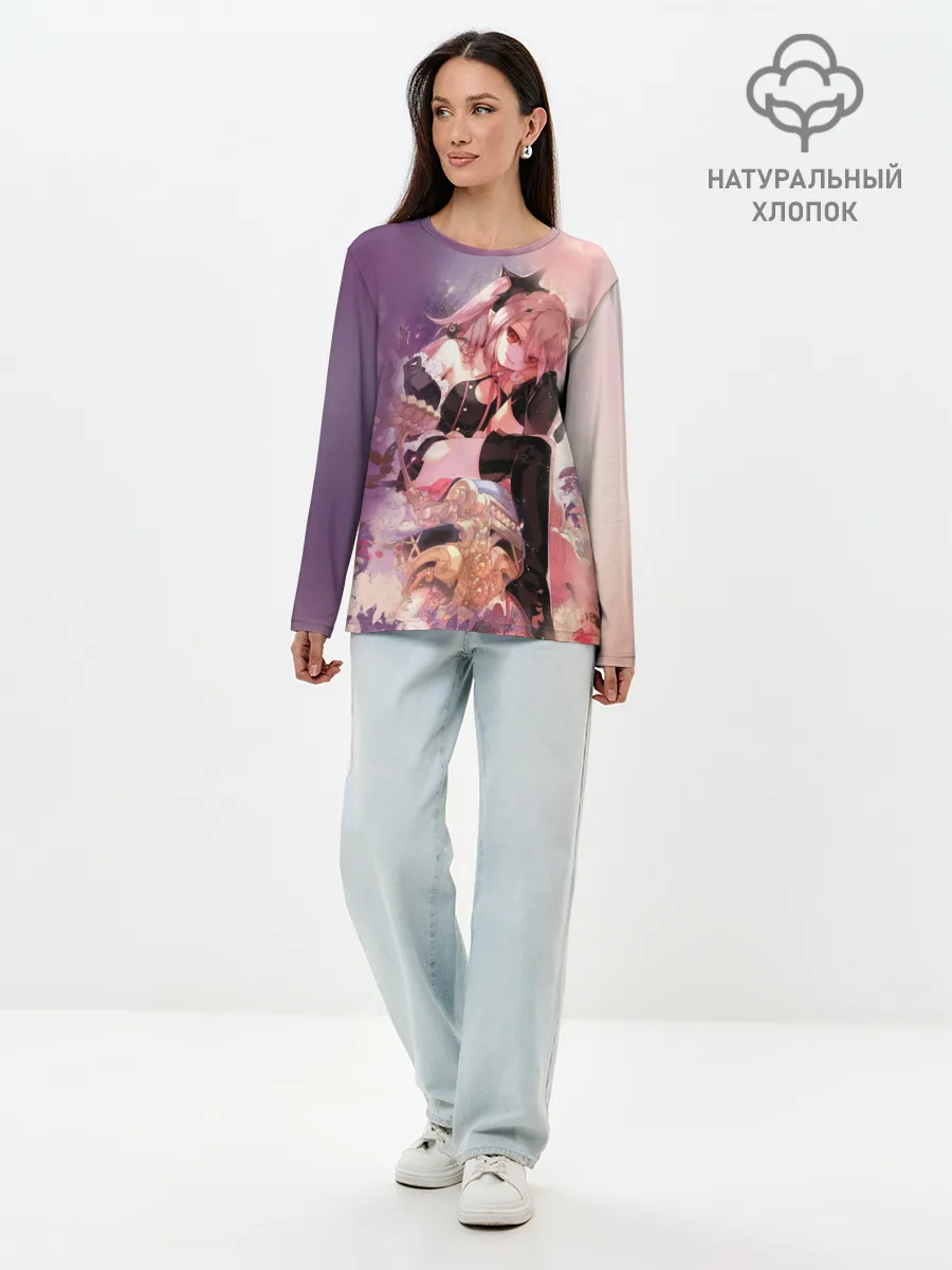 Лонгслив женский. Хлопок / Kururu