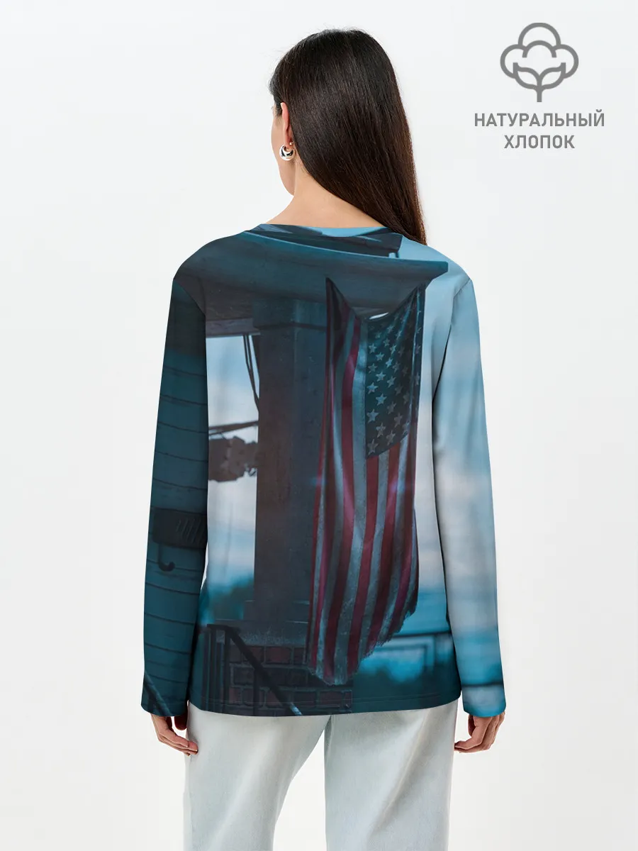 Лонгслив женский. Хлопок / Detroit: Become Human - Markus