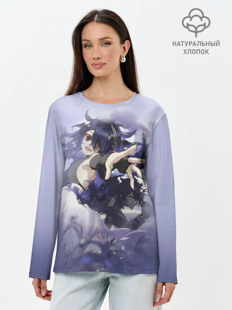Лонгслив женский. Хлопок / Ashuramaru