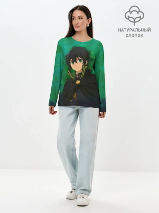 Лонгслив женский. Хлопок / Yuichiro Hyakuya