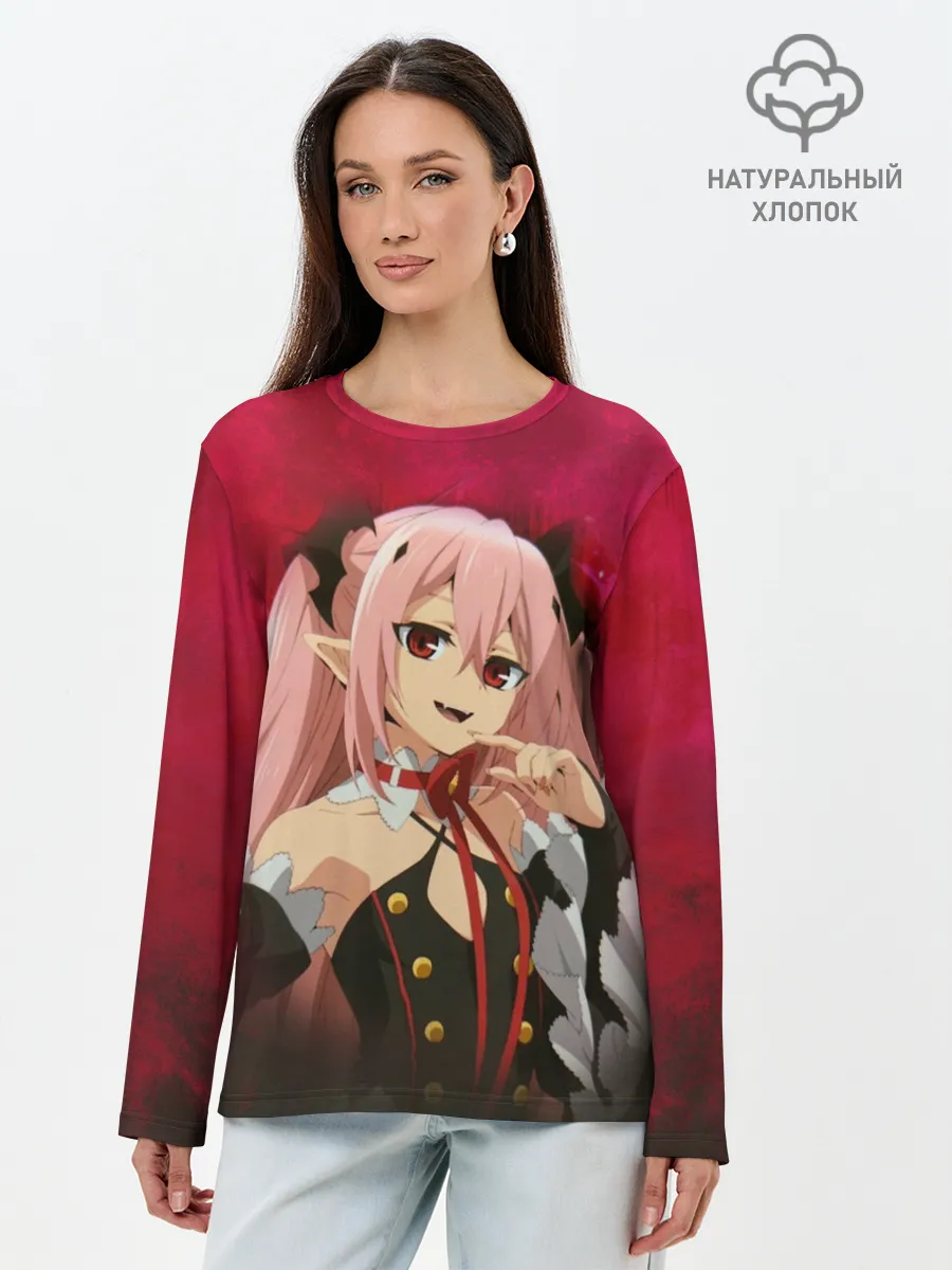 Лонгслив женский. Хлопок / Krul