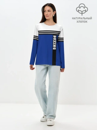 Лонгслив женский. Хлопок / Boxing