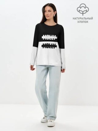 Лонгслив женский. Хлопок / Molly