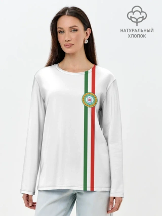 Лонгслив женский. Хлопок / Чеченская республика