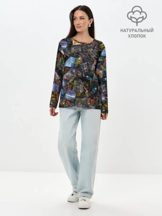 Лонгслив женский. Хлопок / Iron Maiden. Дискография