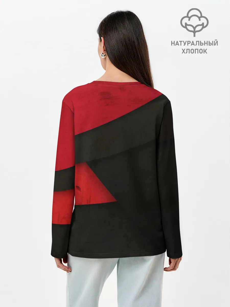 Лонгслив женский. Хлопок / Чикаго олд