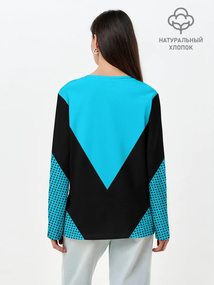 Лонгслив женский. Хлопок / Bicyclist