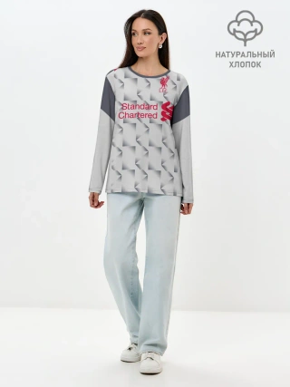 Лонгслив женский. Хлопок / Salah alternative 18-19