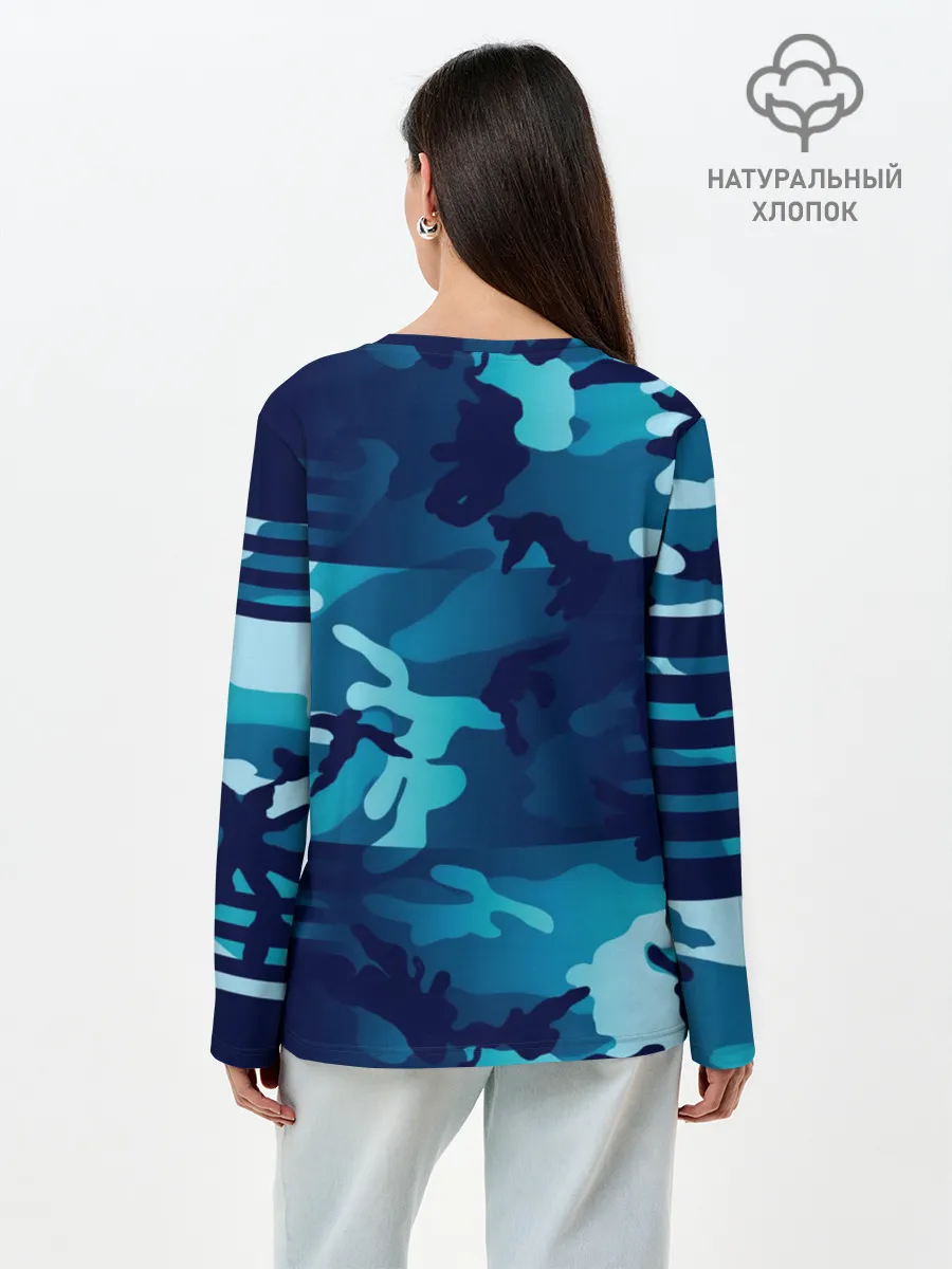 Лонгслив женский. Хлопок / FIGHTER