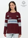 Лонгслив женский. Хлопок / Hyundai