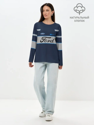 Лонгслив женский. Хлопок / Ford