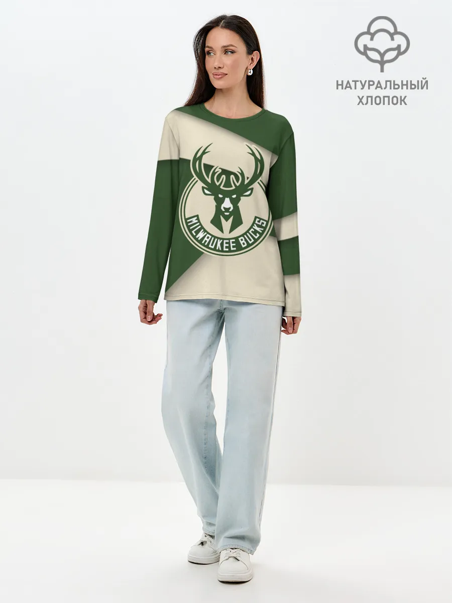 Лонгслив женский. Хлопок / Милуоки