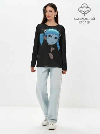 Лонгслив женский. Хлопок / Sally Face