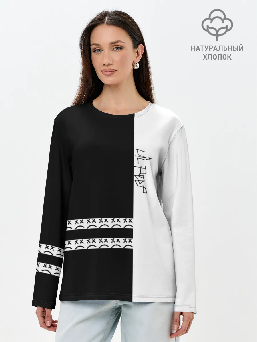 Лонгслив женский. Хлопок / Lil Peep