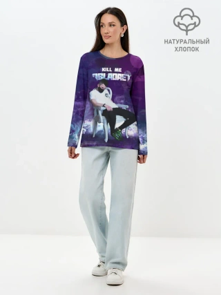 Лонгслив женский. Хлопок / OBLA