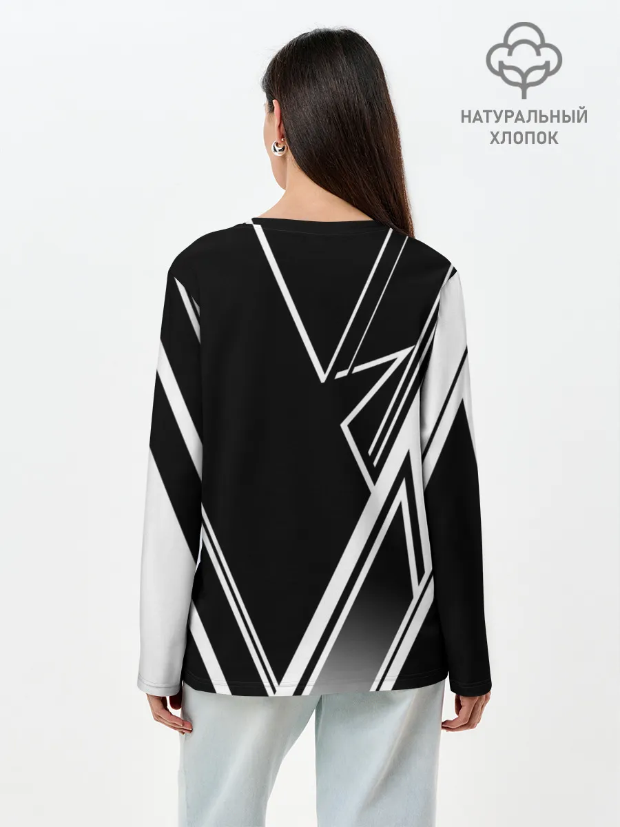 Лонгслив женский. Хлопок / Sport