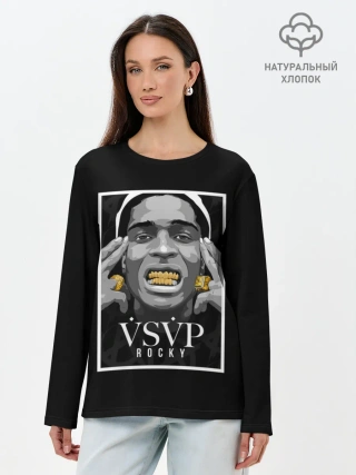 Лонгслив женский. Хлопок / ASAP Rocky