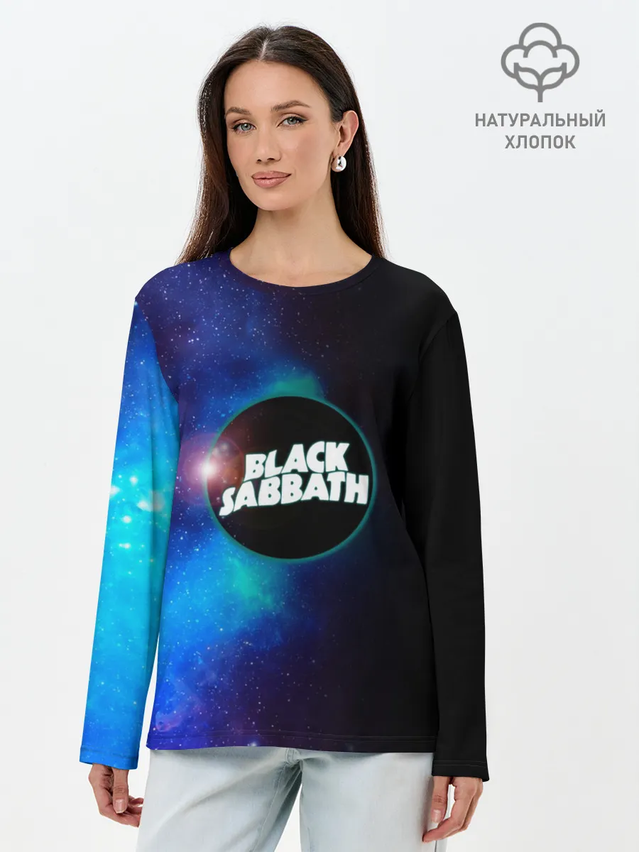 Лонгслив женский. Хлопок / Black Sabbath