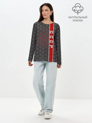 Лонгслив женский. Хлопок / СССР