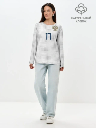 Лонгслив женский. Хлопок / Головин ЧМ 2018