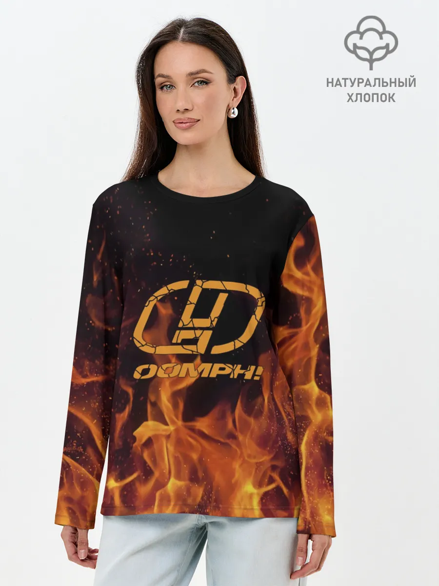 Лонгслив женский. Хлопок / OOMPH!