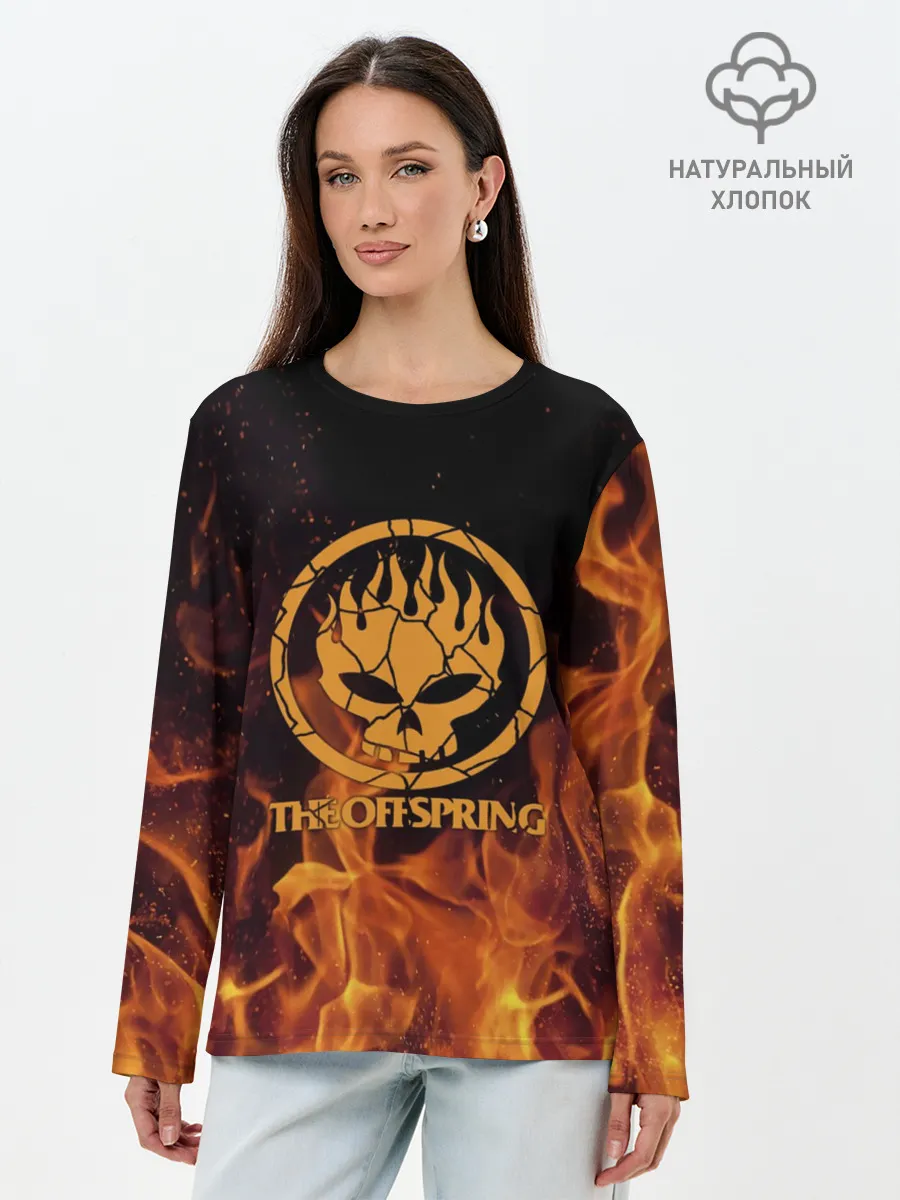 Лонгслив женский. Хлопок / The Offspring