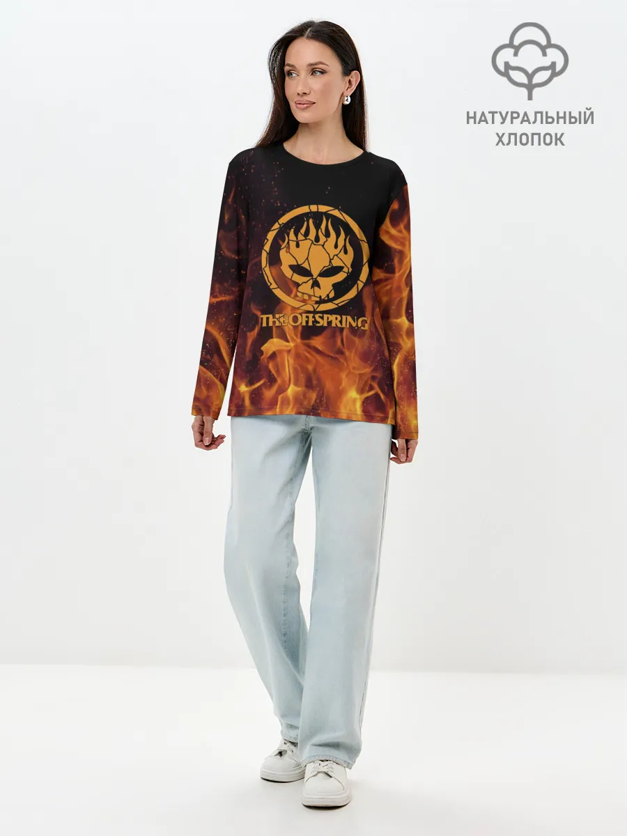 Лонгслив женский. Хлопок / The Offspring