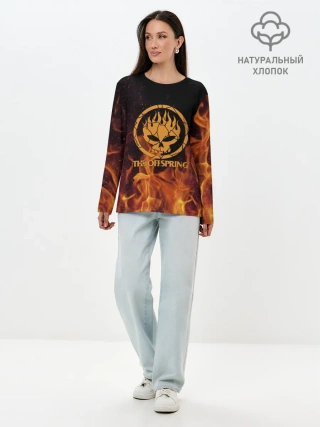 Лонгслив женский. Хлопок / The Offspring