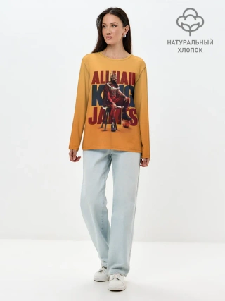 Лонгслив женский. Хлопок / LeBron James