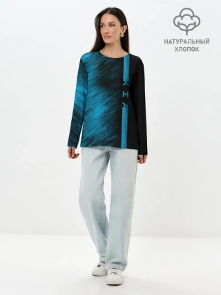 Лонгслив женский. Хлопок / Kia