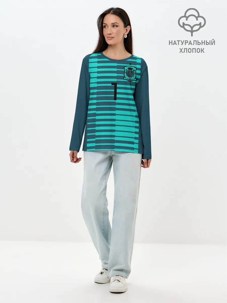 Лонгслив женский. Хлопок / De Gea WC 2018